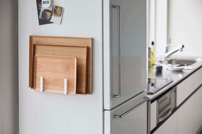 tower（タワー）マグネットキッチントレーホルダー（２個組） ホワイト 