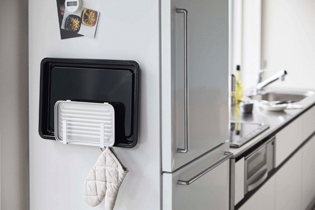 tower（タワー）マグネットキッチントレーホルダー（２個組） ホワイト 