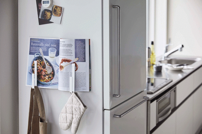 tower（タワー）マグネットキッチントレーホルダー（２個組） ホワイト 