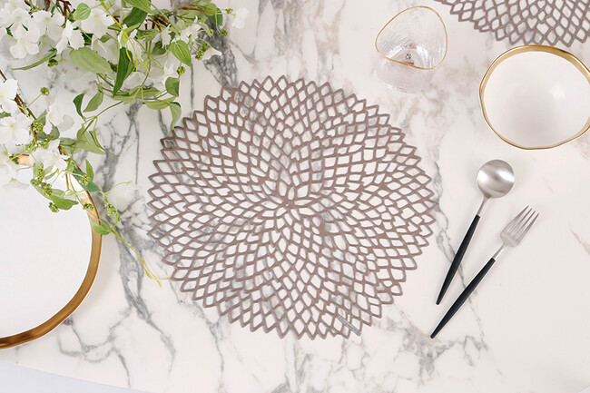 Chilewich(チルウィッチ)Dahlia  Round(ダリアラウンド)36x39 