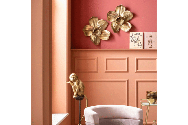 オーキッドゴールド44cm ウォールデコレーション * 