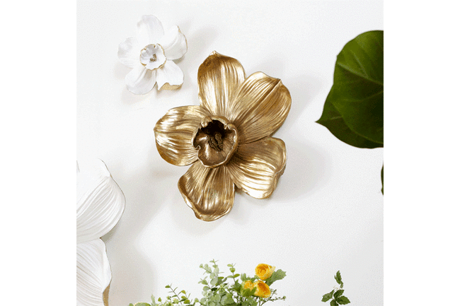 オーキッドゴールド44cm ウォールデコレーション * 