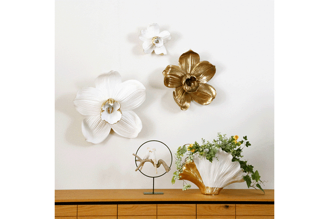 オーキッドゴールド44cm ウォールデコレーション * 