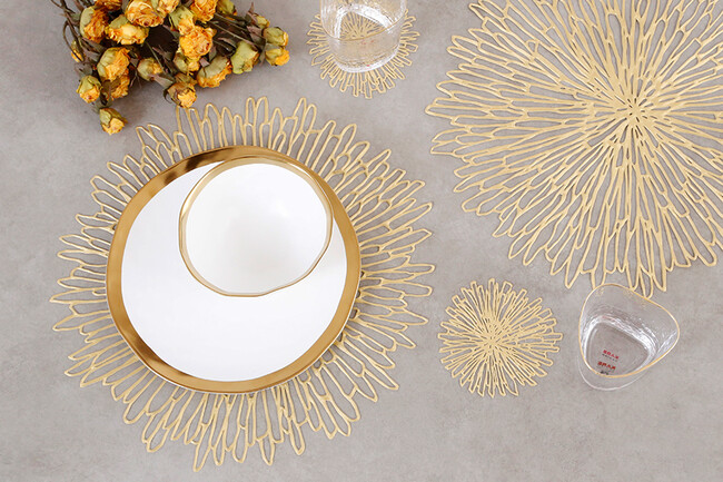 Chilewich(チルウィッチ)BloomRound(ブルームラウンド)38.6×39.8 