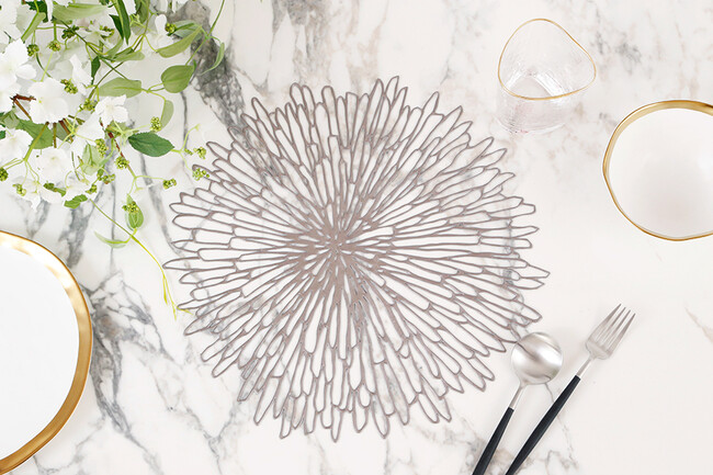 Chilewich(チルウィッチ)BloomRound(ブルームラウンド)38.6×39.8 