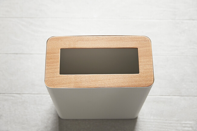 トラッシュカン リン 角型（ゴミ箱） 