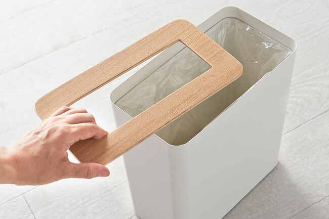 トラッシュカン リン 角型（ゴミ箱） 