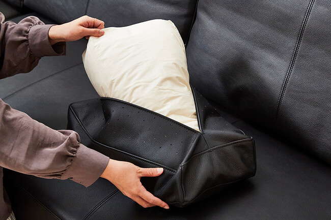 WEBB（ウェッブ）2Pソファ レザー（K705 ブラック） 