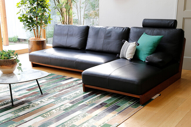 WEBB（ウェッブ）ソファ専用 ヘッドレスト レザー 