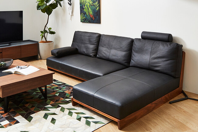 WEBB（ウェッブ）ソファ専用 ヘッドレスト レザー 