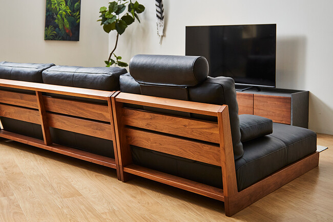 WEBB（ウェッブ）ソファ専用 ヘッドレスト レザー 