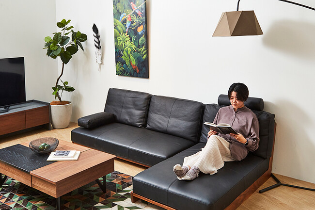 WEBB（ウェッブ）ソファ専用 ヘッドレスト レザー 