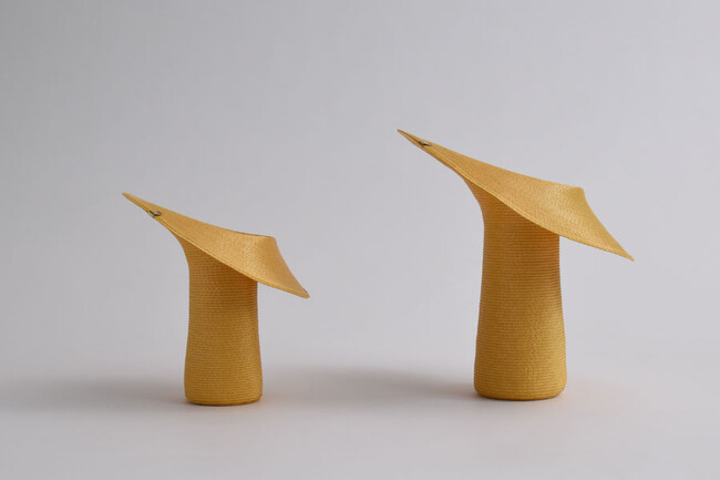 Lapel （ラペル）フラワーベース washable type S amber * 