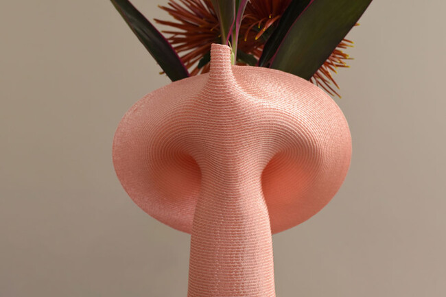 Lapel （ラペル）フラワーベース washable type S amber * 