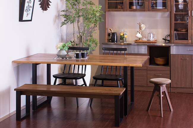 ブラックダイニングチェア 