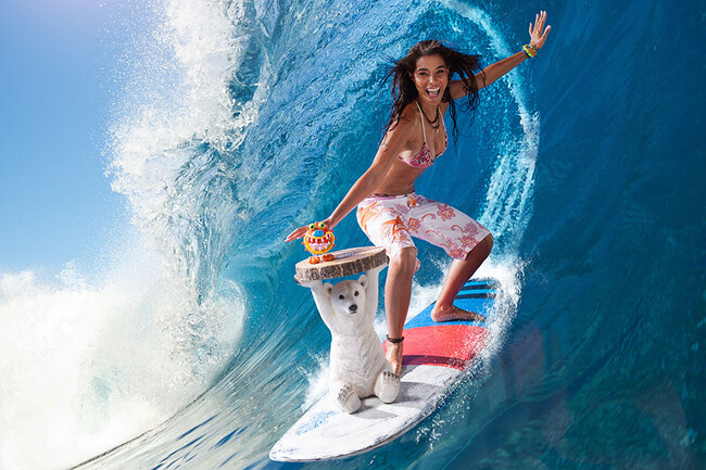 アニマルサイドテーブル ポーラーベア 