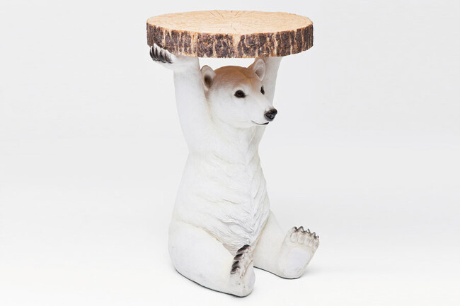 アニマルサイドテーブル ポーラーベア 