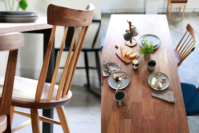 SC4K fan back chair　ダイニングチェア 