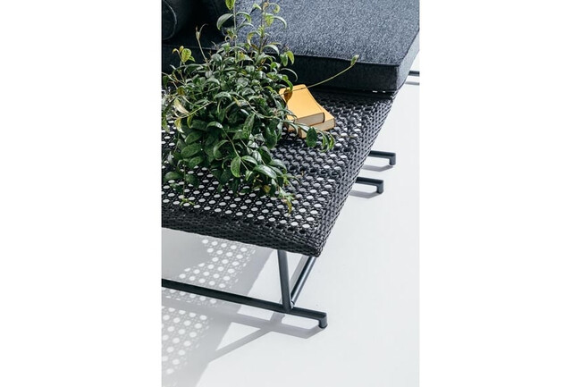 アウトドア　ソファ・シングル（サイドテーブル付き） 