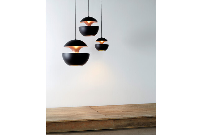 HERE COMES THE SUN（ヒア・カムズ・ザ・サン）250 ペンダントランプ ブラック/コッパー 