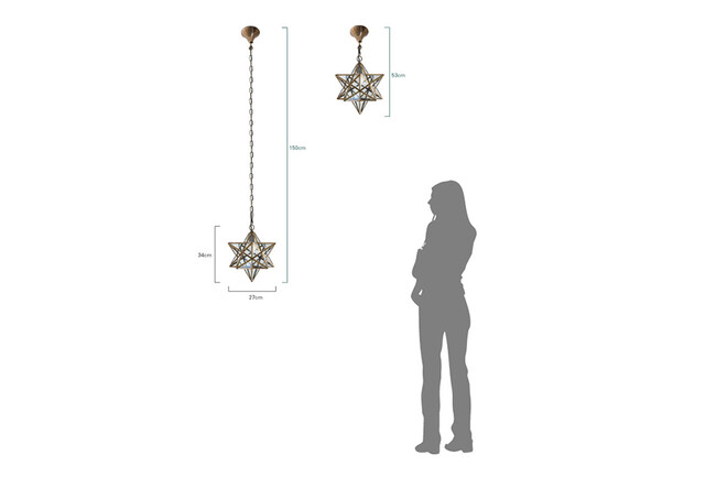 Etoile（エトワール）クリア 　ペンダントランプ 