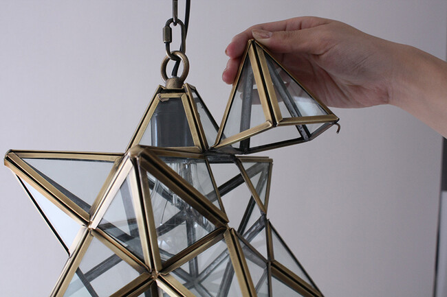 Etoile（エトワール）クリア 　ペンダントランプ 