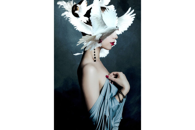 マザーオブダブス80x120cm ガラスアート 