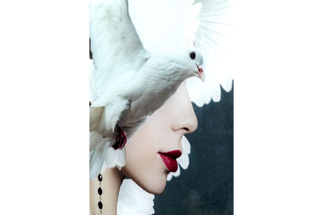 マザーオブダブス80x120cm ガラスアート 