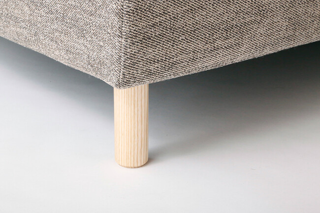 KAI（カイ）3Pソファ（SHEEN-BK）228cm WA脚