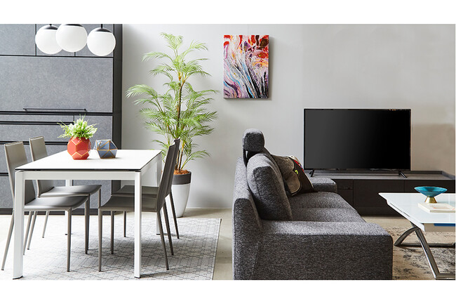 KAI（カイ）3Pソファ（SHEEN-BK）228cm 