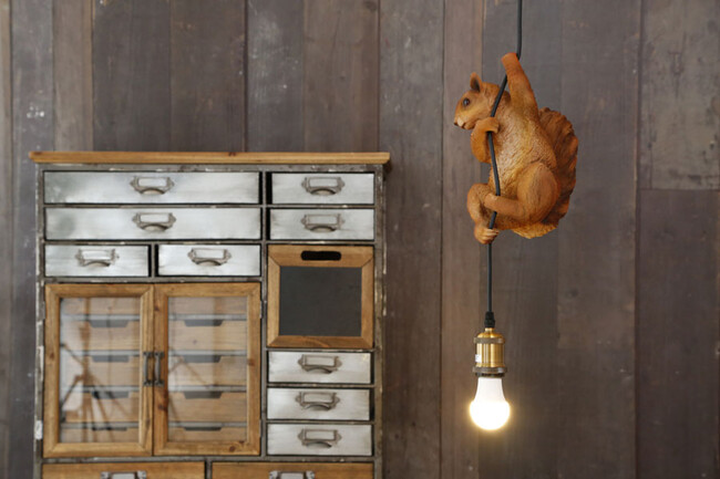 リス ペンダントランプ 