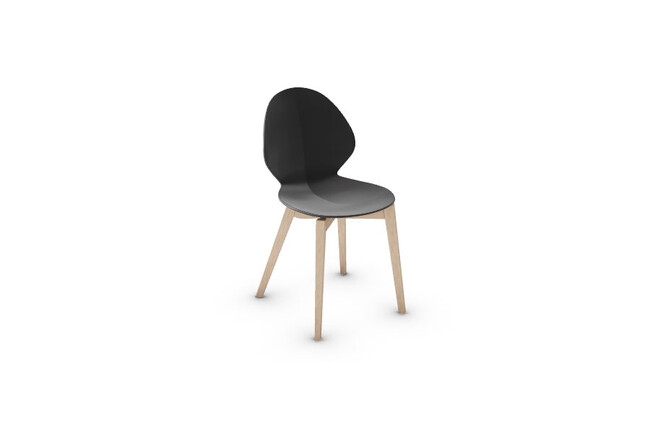 カリガリス バジル ダイニングチェア(木脚) ／ Calligaris BASIL Dining chair[CS1348] 
