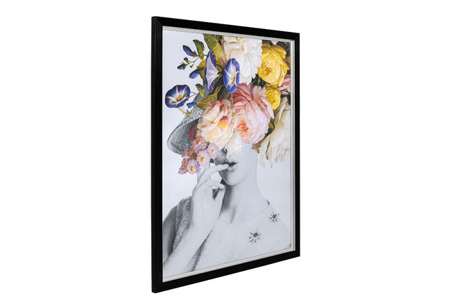 フラワーレディ パステル 152x117cm ピクチャーフレームアート 
