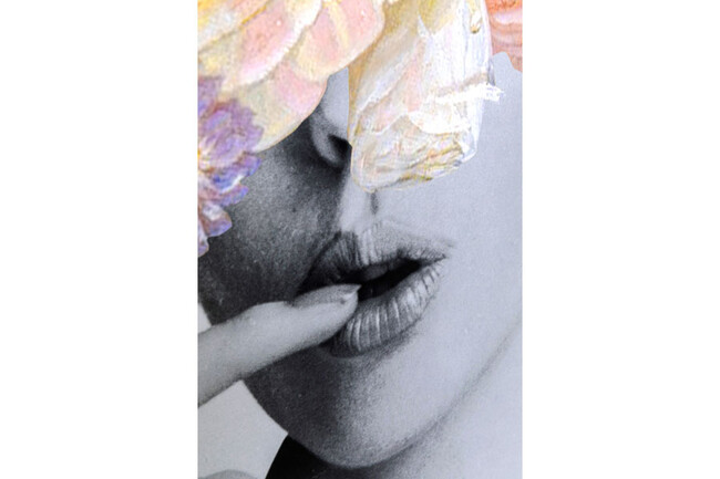 フラワーレディ パステル 152x117cm ピクチャーフレームアート 