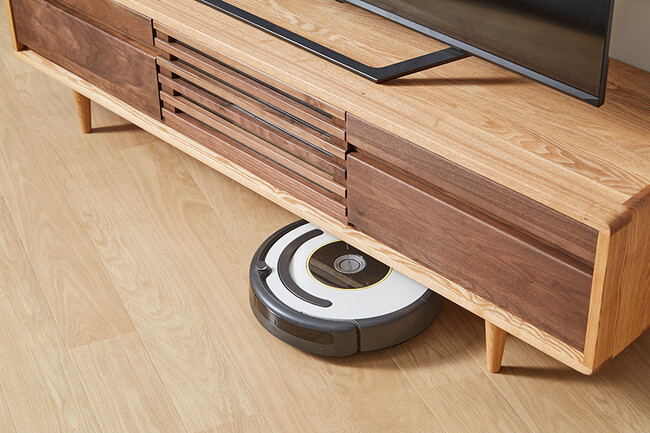 繊細で美しい無垢材のテレビボード（ライト） 