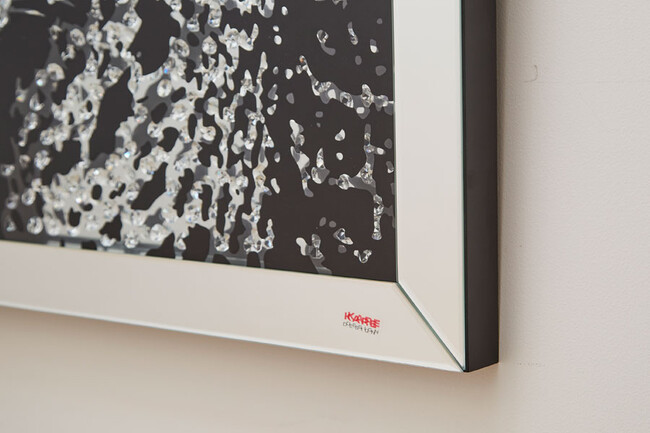 ミラーレオパード アート 