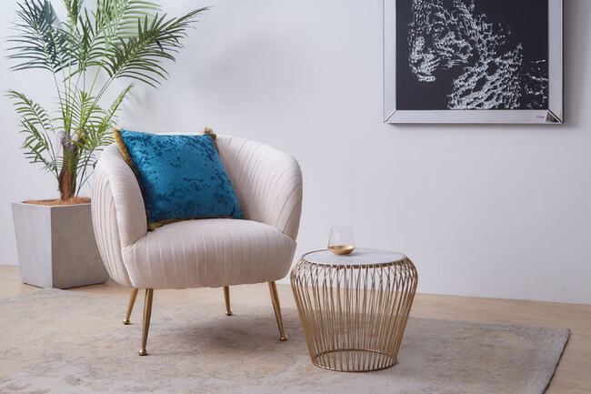 カンヌブルーグリーン45x45cm　クッション 