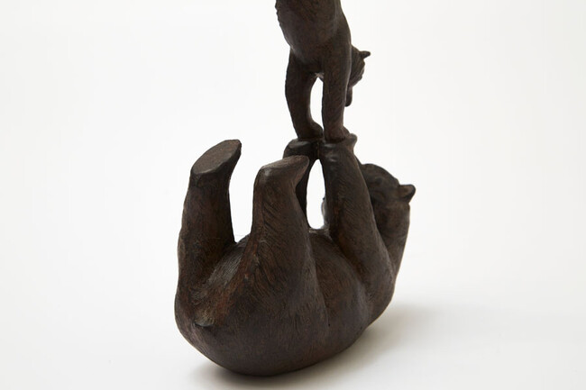 アーティスティックベア ハンドスタンド オブジェ 