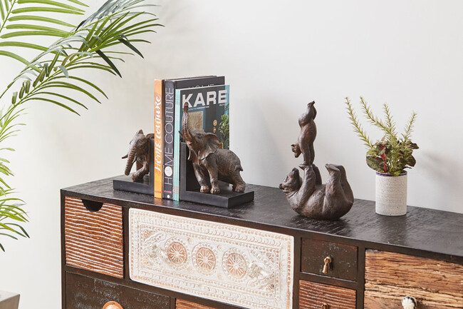 エレファント25cm（2 /セット） ブックエンド 