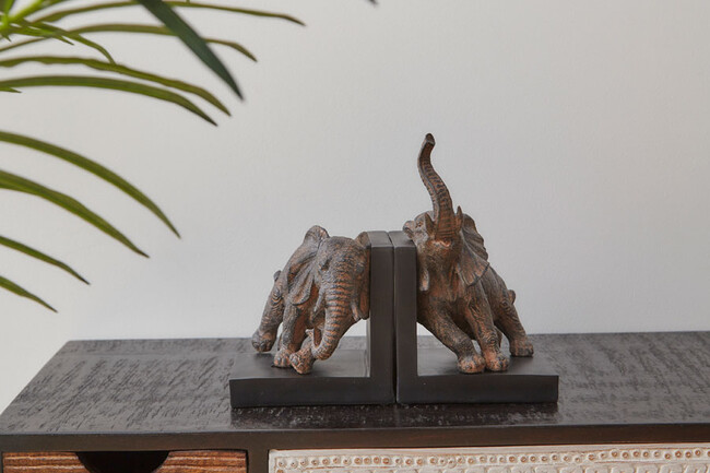 エレファント25cm（2 /セット） ブックエンド 