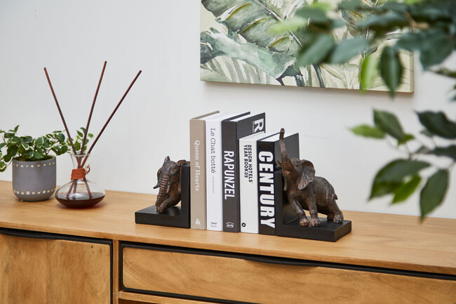 エレファント25cm（2 /セット） ブックエンド 