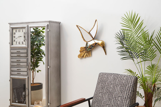 ハミングバードミラー60cm ウォールデコレーション 