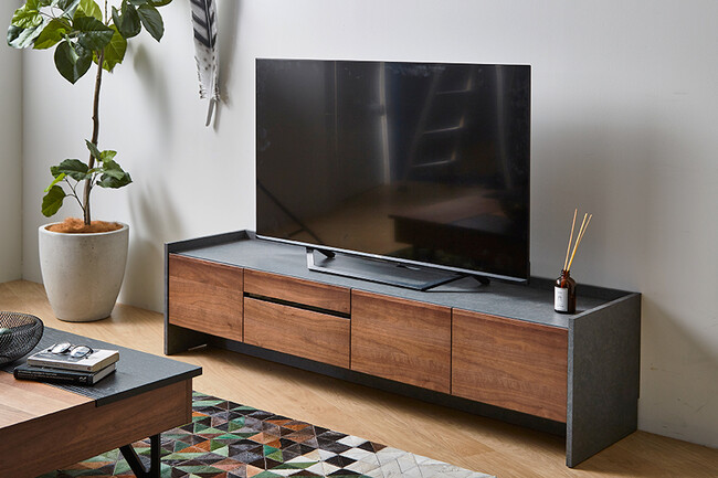 VIRAL（バイラル）テレビボード（ブラック） 