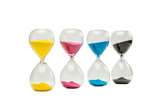 アワーグラスタイマー30ミニッツ A/BL　砂時計 