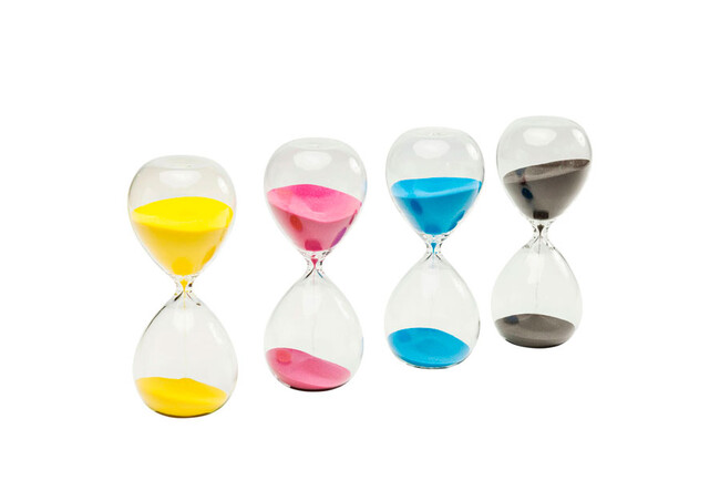 アワーグラスタイマー30ミニッツ A/BL　砂時計 