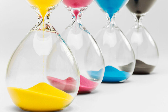 アワーグラスタイマー30ミニッツ A/BL　砂時計 