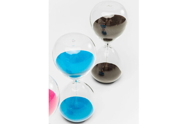 アワーグラスタイマー30ミニッツA/BK 砂時計 