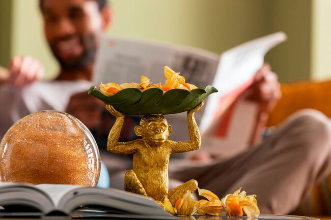 バナナリーフ14x24cm　デコボウル 