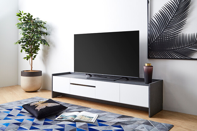 VIRAL（バイラル）テレビボード（ホワイト） 