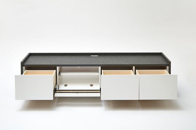 VIRAL（バイラル）テレビボード（ホワイト） 